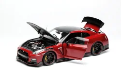 Nissan GT-R (R35) Nismo Coupe 2022, red, M83527, MotorHelix 1:18