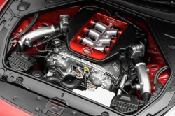 Nissan GT-R (R35) Nismo Coupe 2022, red, M83527, MotorHelix 1:18