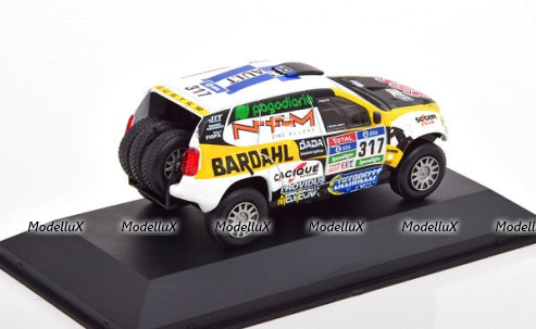 Renault Duster No.317, Rally Dakar Spataro/Lozada 2016, Premium Collectibles Rally 1:43