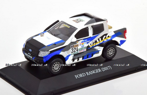 Ford Ranger No.324, Rally Dakar Bulacia/Bustos 2017, Premium Collectibles Rally 1:43