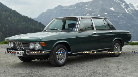 BMW 2500 - 1968 - GREEN METALLIC, 155029201, Minichamps 1:18