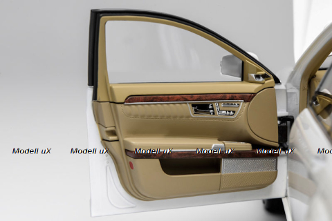 Mercedes-Benz S 600L (221), white, MotorHelix 1:18