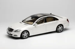 Mercedes-Benz S 600L (221), white, MotorHelix 1:18