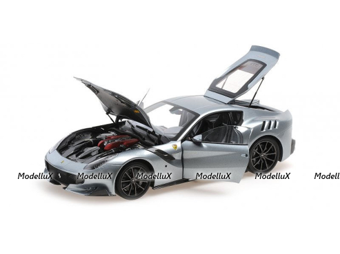 FERRARI F12 TDF - 2015 - GRIGIO TITANO, BBR182104, BBR 1:18