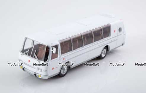 ПАЗ Турист-Люкс 8.5 автобус 1968, белый, Наши Автобусы, №70, Modimio  1:43