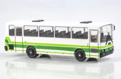 Лаз-4207 автобус 1990, белый/зеленый, Наши Автобусы, №72, Modimio 1:43