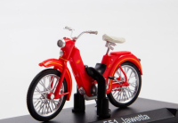 Jawa 50 typ 551 Jawetta 1958, красный, Наши Мотоциклы №28, Modimio 1:43