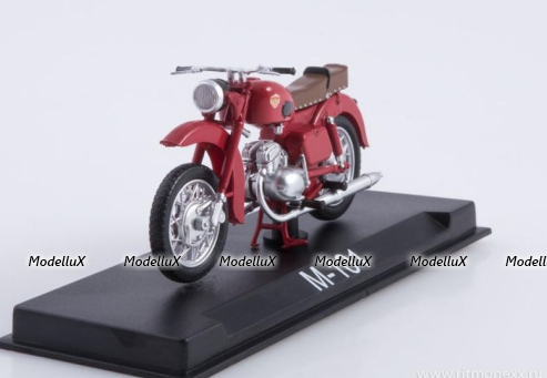 М-101 1961, красный, Наши Мотоциклы №31, Modimio 1:43