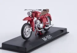 М-101 1961, красный, Наши Мотоциклы №31, Modimio 1:43