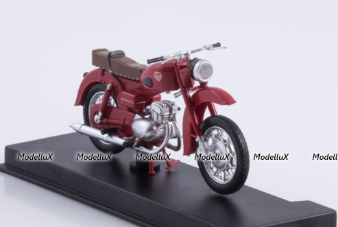 М-101 1961, красный, Наши Мотоциклы №31, Modimio 1:43