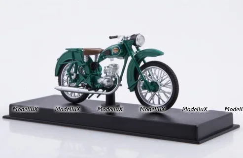 М1М 1956, зеленый, Наши Мотоциклы №42, Modimio 1:43