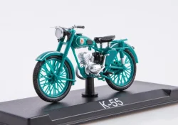 К-55, 1955, зеленый, Наши Мотоциклы №49, NM049, Modimio 1:43