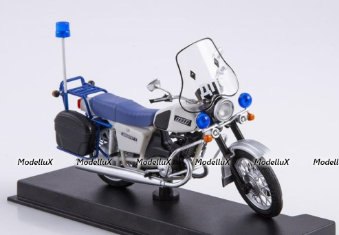 Иж-Юпитер-5-03 ДПС 2003, белый, Наши Мотоциклы: Спецвыпуск №4, Modimio  1:43