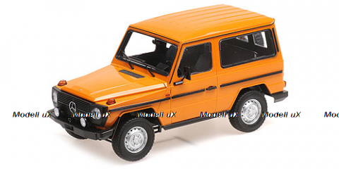 MERCEDES-BENZ G-MODEL SHORT (W460) - 1980 - ORANGE, 155038000, Minichamps 1:18