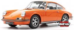 Porsсhe 911 1972, orange, 155063002, Minichamps 1:18