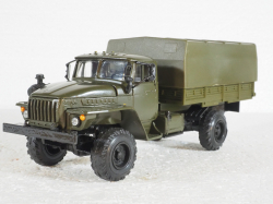 Урал-43206,  4х4, Хаки,Элекон 1:43