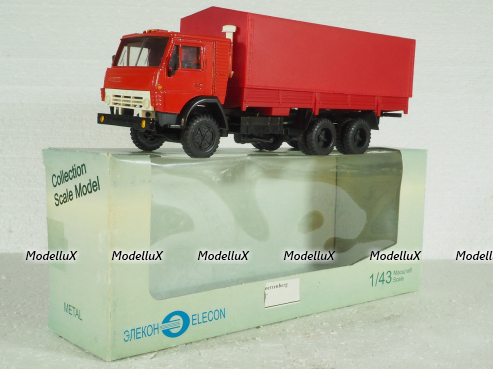 Камаз-53212, красный, Элекон 1:43