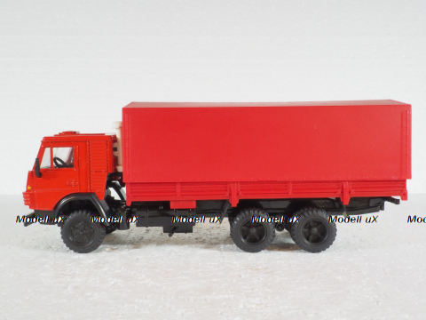 Камаз-53212, красный, Элекон 1:43