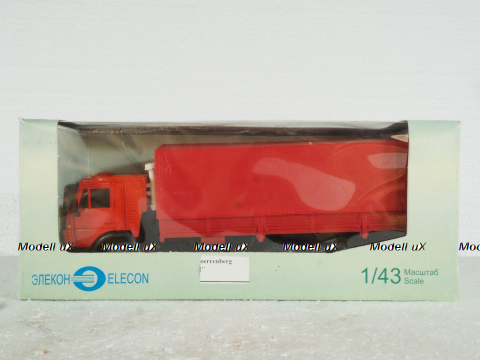 Камаз-53212, красный, Элекон 1:43