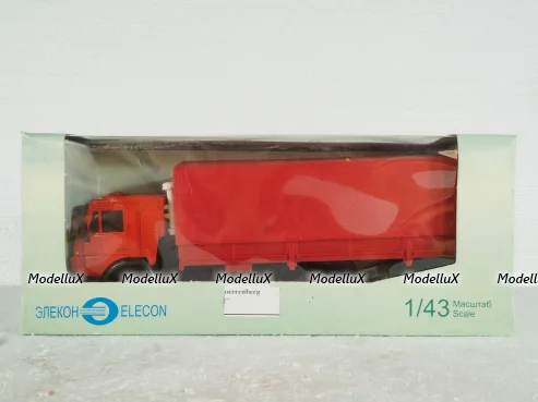 Камаз-53212, красный, Элекон 1:43