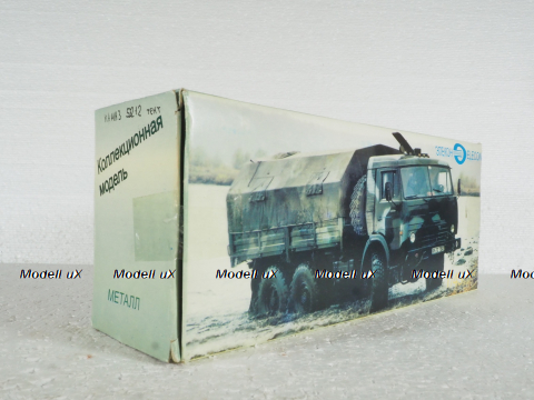 Камаз-53212, красный, Элекон 1:43