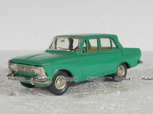 Москвич-412, А2, капот 2 зажима, Тантал/Радон 1:43