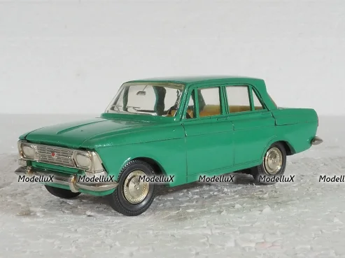 Москвич-412, А2, капот 2 зажима, Тантал/Радон 1:43