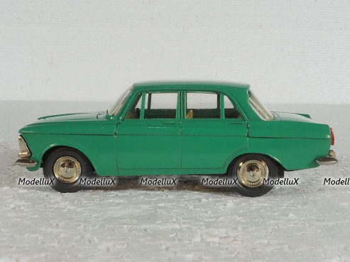 Москвич-412, А2, капот 2 зажима, Тантал/Радон 1:43