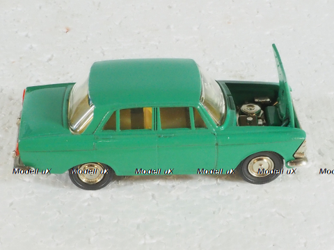 Москвич-412, А2, капот 2 зажима, Тантал/Радон 1:43