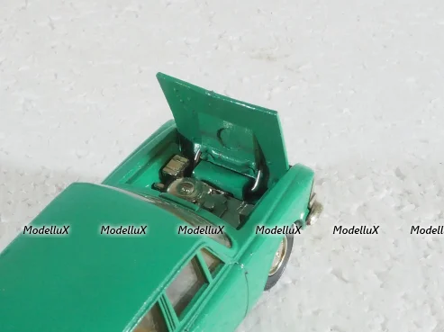 Москвич-412, А2, капот 2 зажима, Тантал/Радон 1:43