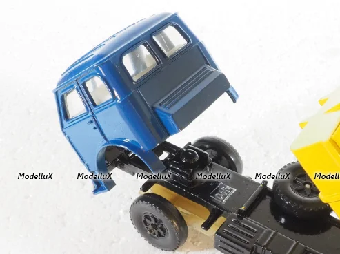 Маз-503, сине/желтый №2, Кострома 1:43 