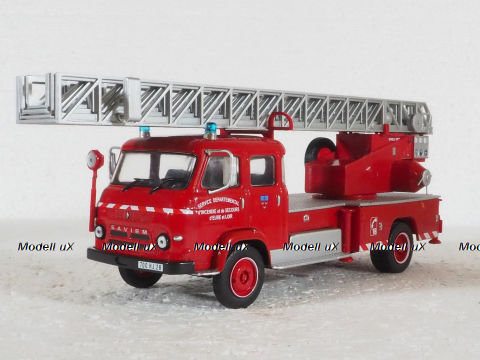 Saviem 57 Truck Scala 1977, Fire Engine, Altaya 1:43