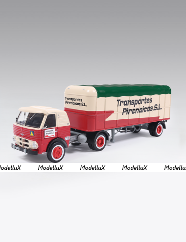 Pegaso Z-702 with semi-trailer "Transporte Pirenaicos", 1960, , Camiones Espanoles, №4, Salvat 1:43