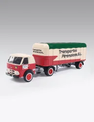 Pegaso Z-702 with semi-trailer "Transporte Pirenaicos", 1960, , Camiones Espanoles, №4, Salvat 1:43