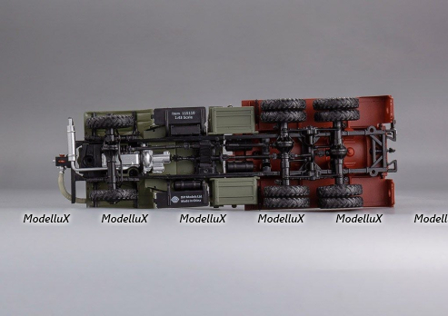 Пожарный автомобиль на шасси "АРС-12Д", 115110, DiP Models 1:43