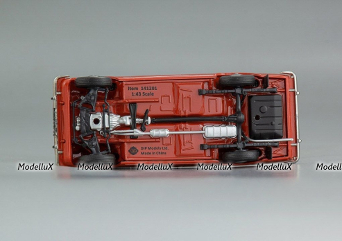 Москвич-412ИЭ АЗЛК 1974 г., гранат, 141201, Dip Models 1:43