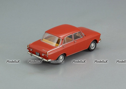 Москвич-412ИЭ АЗЛК 1974 г., гранат, 141201, Dip Models 1:43