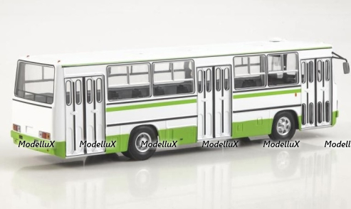 Икарус-260, бело-зеленый, Наши Автобусы №4, Modimio 1:43 (перевыпуск)