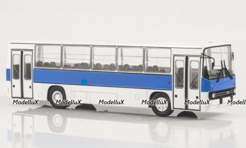 Икарус-260.51, бело-синий, Наши Автобусы №81, Modimio 1:43 