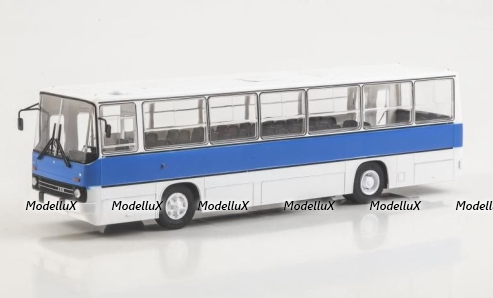 Икарус-260.51, бело-синий, Наши Автобусы №81, Modimio 1:43 