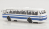 Лаз-699Р, синий/белый, Наши автобусы №15, Modimio 1:43 (перевыпуск)