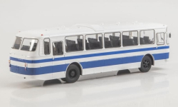 Лаз-699Р, синий/белый, Наши автобусы №15, Modimio 1:43 (перевыпуск)