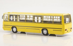 Икарус-260.06, желтый, Наши автобусы №25, Modimio 1:43 ( перевыпуск)