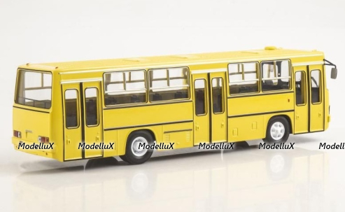 Икарус-260.06, желтый, Наши автобусы №25, Modimio 1:43 ( перевыпуск)