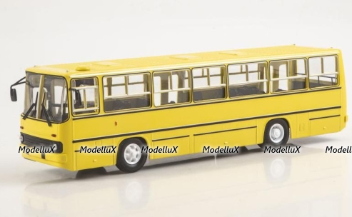 Икарус-260.06, желтый, Наши автобусы №25, Modimio 1:43 ( перевыпуск)