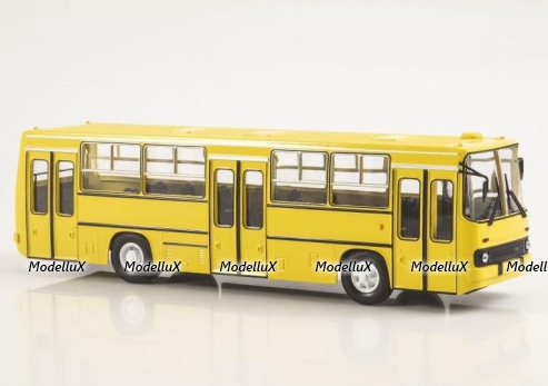 Икарус-260.06, желтый, Наши автобусы №25, Modimio 1:43 ( перевыпуск)