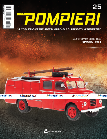 EBRO B35 - Spagna 1961, Pompieri Italy collection #25 1:43