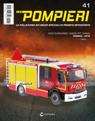 Iveco Eurocargo 180E28 FPT Camiva, Pompieri Italy collection #41 1:43