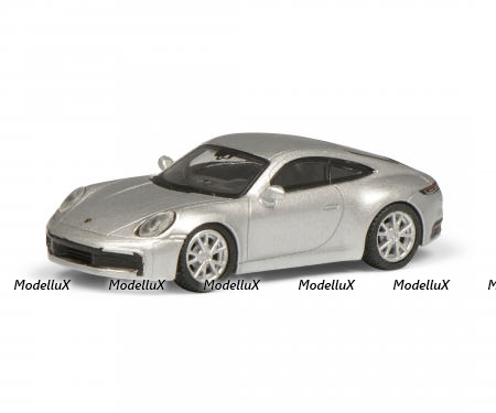 Porsche 911 silver, 452653600, Schuco 1:87