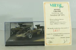Lotus 72E #5 R.Peterson, Swedish GP 1975, black,  Formula 1, QFC99005, Quartzo 1:43